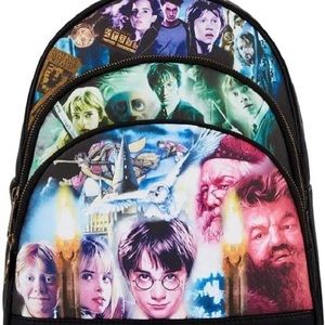 Loungefly Harry Potter Bag Trilogy Triple Pocket